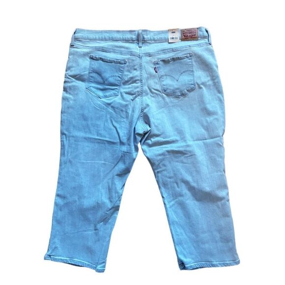 Levi's Plus Size 311 Shaping Capri Jeans 22 W - Picture 3 of 7